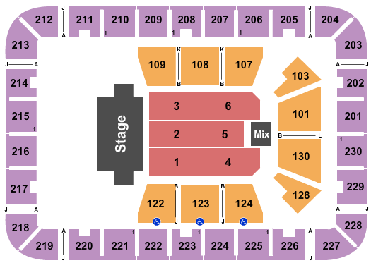 Harrah's Cherokee Center Tedeschi Trucks Band Seating Chart